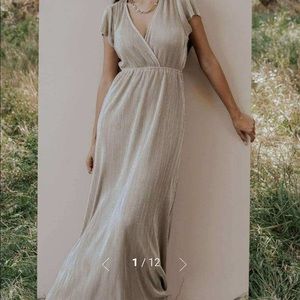 Baltic born Athena pleated maxi dress